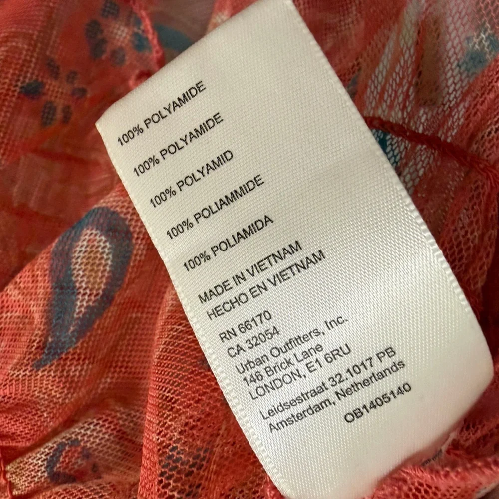 FREE PEOPLE Hello There Top Orange Size Medium